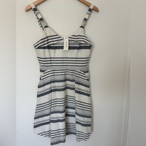 Chic Striped Mini Dress